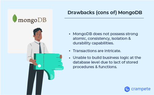 drawbacks of mongodb