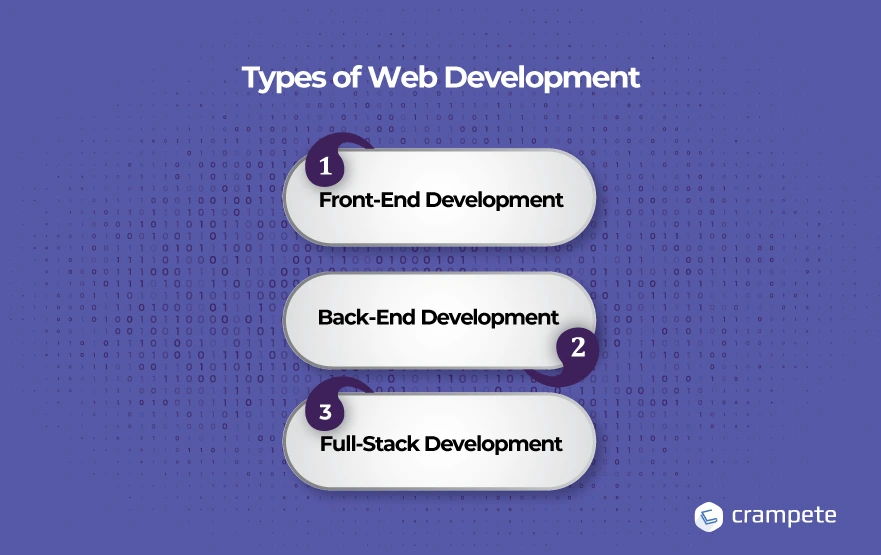 types of web development